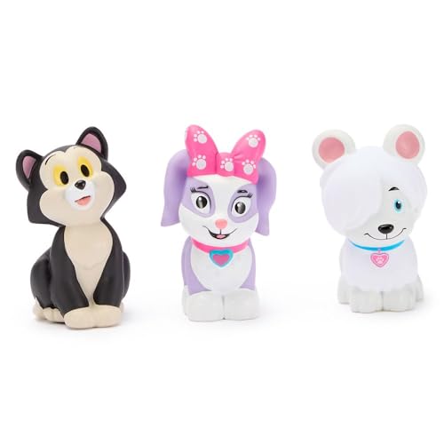 Image of Disney Store Official Minnie Mouse Bath Toys Set - Includes 5 Detailed Toys with a Straining Storage Bucket - Bath Time Fun & Water Play Set for Kids