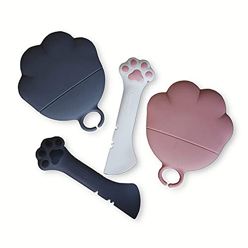 Cuitibi Small Spoon For Short Can, Cat Food Spoon, Wet Food Spoon For Dog Or Cat, Open Can With Spoon, Manual Can Opener(Gray) #TOP6