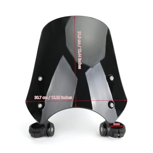 Pare-brise moto ABS bulle custom pour FXST FXDC Wide Glide