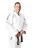 Tissu double 930 g/m². DEPICE Jiyu Kimono de Judo, Blanc 195 cm Blanc - Blanc