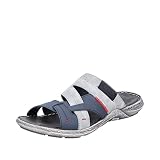 Rieker Herren Pantoletten 22059-14 blau Gr. 41
