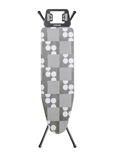 Tabla de Planchar Rolser K-UNO Black Tube - Logos Gris - 115x35 cm