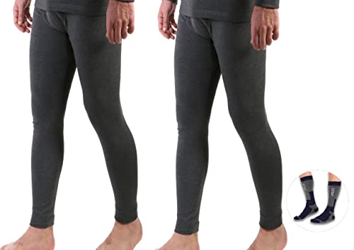 BOSPHORUS 2er Pack Herren Funktionsunterwäsche Thermoaktiv, Winter...
