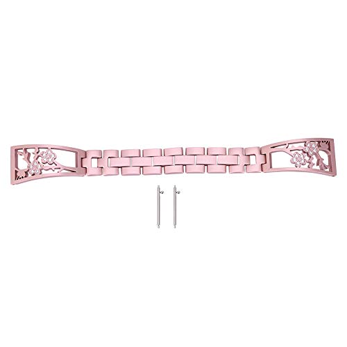 �t�@�b�V�������̍��������p�X�e�����X�X�`�[�����X�g�X�g���b�v Fitbit Versa�p�A���[�Y�S�[���h���^���E�H�b�`�o���h �����p Fitbit Versa/Versa 2 / Versa Lite �X�}�[�g�E�H�b�`�Ή�