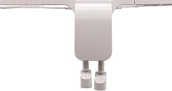 Bidet Attachment with Self-Cleaning, Dual Nozzle, Non-Electric Bidet Attachment for Toilet Seat, Adjustable Water Pressure, Rear and Feminine Wash (White). BG5100-CBS