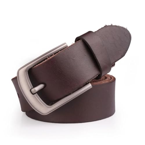 Men's Leather Jeans Belts Classic Work Business Dress Leather Belt3