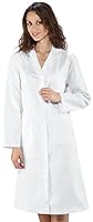 fratelliditalia.org Kittel für Damen, weiß, reine Baumwolle, Labor, Apotheker, Kräutermedizin, Weiß, XL