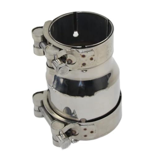 Tuyau d'échappement voiture en acier inoxydable durable 66 mm