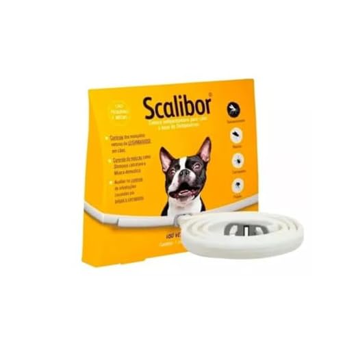 Kit 3 Coleiras Antipulgas Scalibor Cães Pequenos 48CM