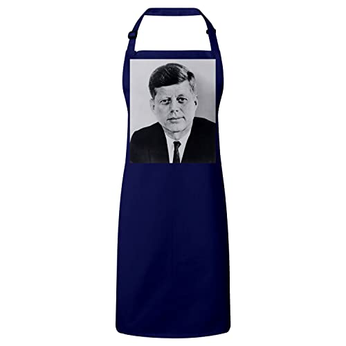 Tablier cuisine premium vintage JFK portrait président USA élégant
