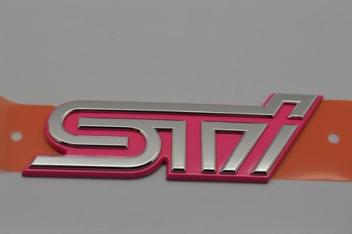 Amazon | スバル STI リア エンブレム ピンク | エンブレム Amazon | スバル STI リア エンブレム ピンク | エンブレム