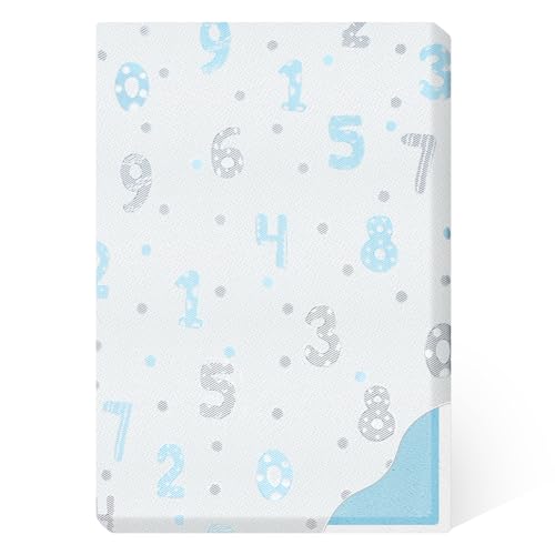 Image of voomf Pack and Play Mattress Pad - 38"x26" Dual-Sided Memory Foam Pack N Play Mattresses - Foldable Portable Travel Baby Crib Mattress with Breathable Removable Cover