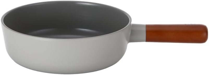 Neoflam FIKA 7inch 18cm Mid Night IH Baby Wokpan, Full Induction Heating