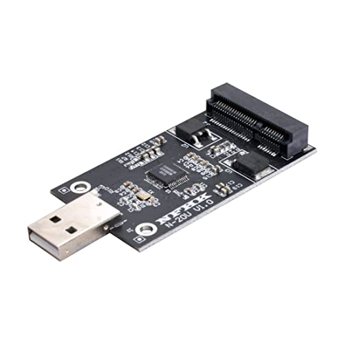 cablecc Mini PCI-E mSATA to USB 2.0 External SSD PCBA Conveter Adapter Pen Driver Card Without Case