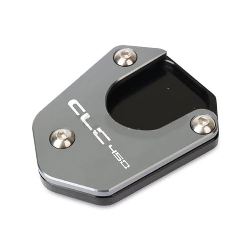 Coussinet pied béquille moto CFMOTO anti enfoncement sol meuble herbe