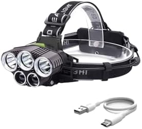 Rechargeable Headlamp,2025 New Upgrade 6 Mode 25000 High Lumen Br...