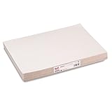 Pacon 3409 White Newsprint, 30 lbs., 12 x 18, White, 500 Sheets/Pack