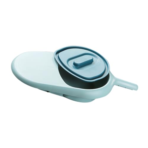 Mikinona Padella Da Letto Portatile Coperchio Per Anziani e Donne Incinte, Vaso Da Notte Compatto e Leggero, Resistente e Facile Da Pulire, Per Uso Domestico e Ospedaliero