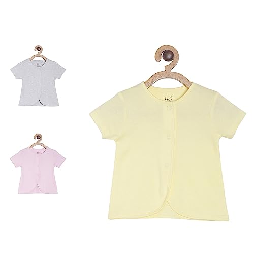 Image of miniklub Infant Girls Pack of 3 Pure Cotton Jhabla