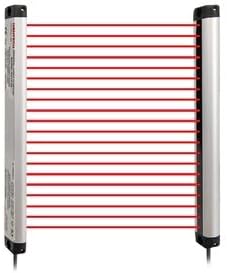 Cortinas de seguridad ultrafinas con sensor de luz, protector de pantalla de seguridad para máquina de perforar y golpear con el haz de 0.787 in