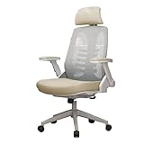 Chefsessel mit Lendenwirbelstütze, Tisch, Schreibtischstuhl für Zuhause, Büro, verstellbarer Drehhocker (Bei)
