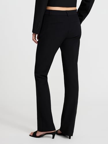 EXPRESS Women’s Editor Pants – Mid Rise Stretch Bootcut Pant for Work or Casual, Machine Washable, Comfy Fit – Black3