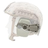 HEARFALCOM Tactical Helmet ARC Rail Adapter for Tactical Electronic Shooting Earmuffs, Compatible wi