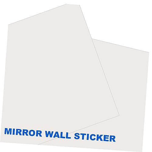 Cabilock 6 Peças Decoração Decalque De Parede Espelho Adesivo Adesivos De Parede Adesivo De Parede C