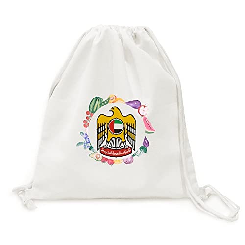 Sac en tissu pliable Émirats arabes unis sangle solide pour en finir avec les cabas fragiles