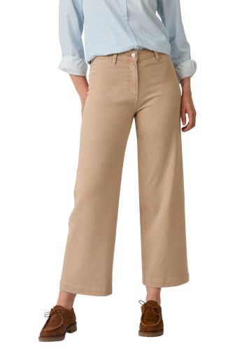 Jean Large Femme Marron Damart Confortable Taille Réelle 36