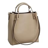 [ペレンネ] 20155 トートバッグ ショルダーバッグ 合成皮革 フェイクレザー 3way 2way レディース グレージュ