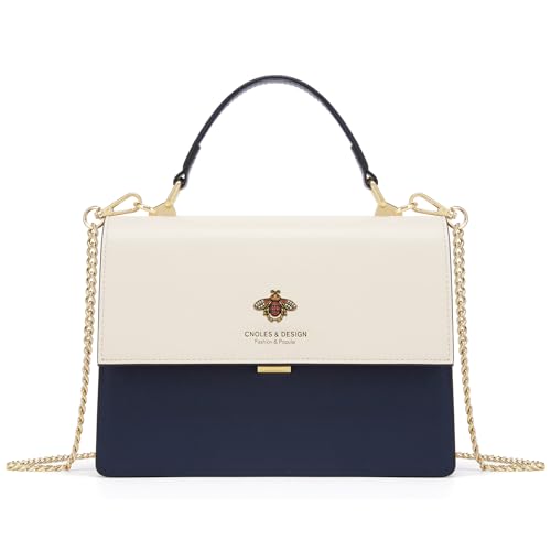 Bolso bandolera de cuero para mujer miniatura 1
