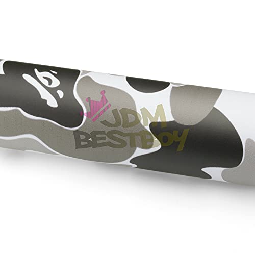 Free Tool Kit Camouflage Ape Black Car Vinyl Wrap Sticker Decal Air Release Bubble Free Self Adhseive Decoration Film - 12"X60" (1Ftx5Ft) #TOP2