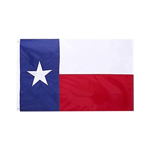 Dbvnnsy Cosen Texas State Flag, Sewn Texas Federal y Bandera de país Polyéster Banner College Dorma Dorma Garden Hanging Polyester Banner 90x150cm