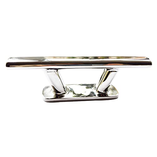 Aeafaryne 316 Stainless Steel 2Pcs Boat Cleat 8Inch Heavy Duty Open Base Marine Oval Mooring Cleat Bollard Cleat Dock Cleat Boat Mooring Accessories (8 Inch) #TOP4