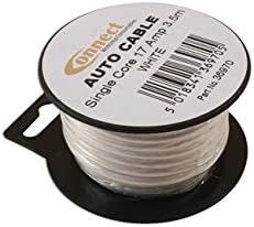 Connect 36970 Mini Reel Automotive Cable 17A White 3.5m