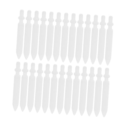 SEWACC Paint Pen Tips 0.7mm Replacement Nibs 24pcs Set Nylon for Oil-Based Markers Smooth and Writing