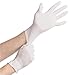 XenofLStry 50/100PCS Disposable White Nitrile Gloves Household Cleaning Gloves Kitchen Cooking Tattoo Pet Tools water resistant Latex Free(100PCS,X-Large)