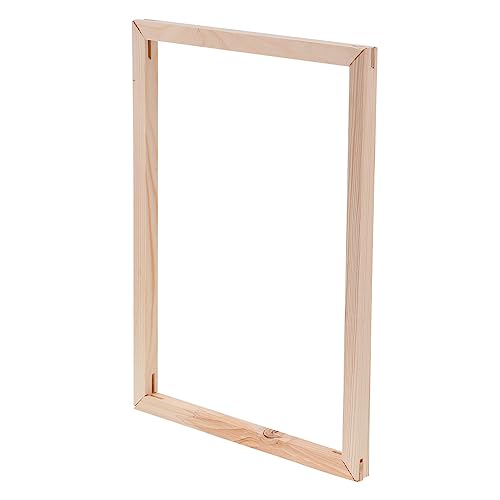Lurrose Solid Wood Picture Frame DIY Canvas Stretcher Bar Oil Painting Frame for Wall Art Home Decor