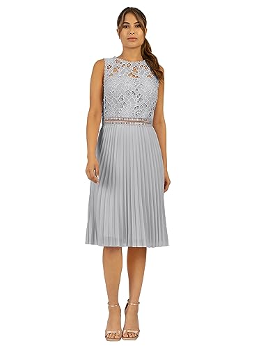 Robe formelle cocktail bleue 40 confectionnée pour cérémonies