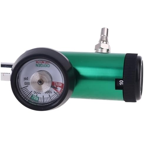 Régulateur de pression de gaz CGA540 3000 psi pour débitmètre oxygène O2 DISS - 5