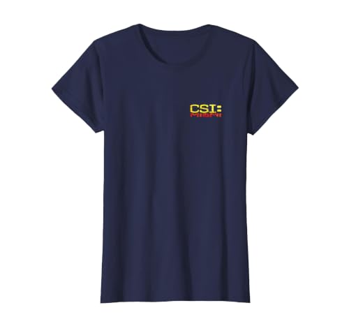 CSI: Miami Horatio Caine Sunglasses Front and Back TV T-Shirt, Women, Navy Blue, Large