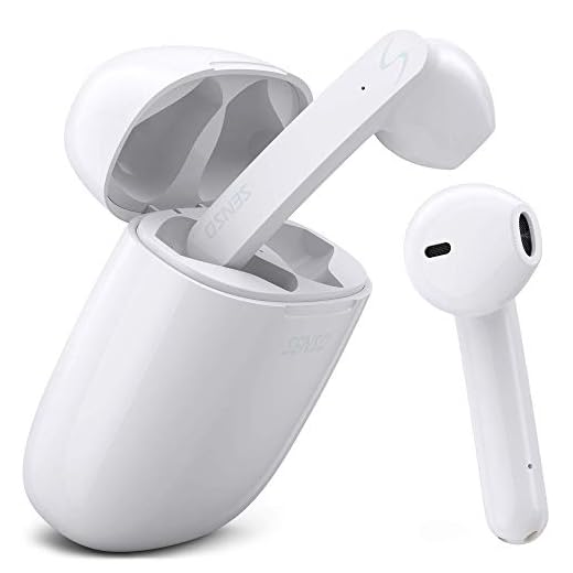 Senso PODS Wireless Earbuds with Touch Control - True Wireless Earbuds w/Mic USB-C Charging, Ear Buds Wireless Headphones with Bluetooth 5.0 Stereo Sound - Wireless Earphones w/35-40 Hrs Playtime