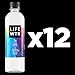 LIFEWTR Premium Purified Water pH Balanced with Electrolytes, 100% recycled plastic bottles, 16.9 Fl Oz Bottles, 500ml (Pack of 12)