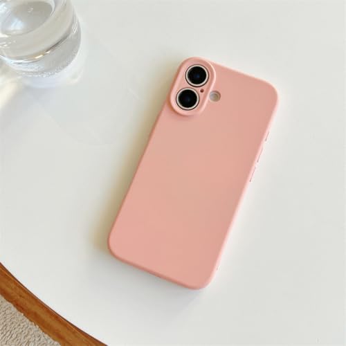 Coque silicone liquide iPhone 14 rose pour une utilisation urbaine tendance