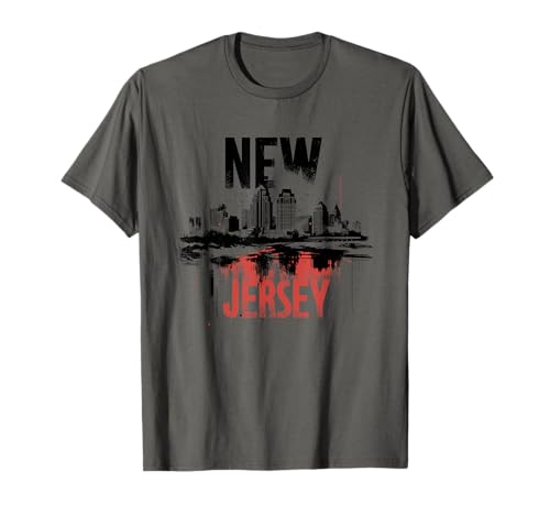 New Jersey USA - Vintage Vacaciones Souvenir América Lover Camiseta