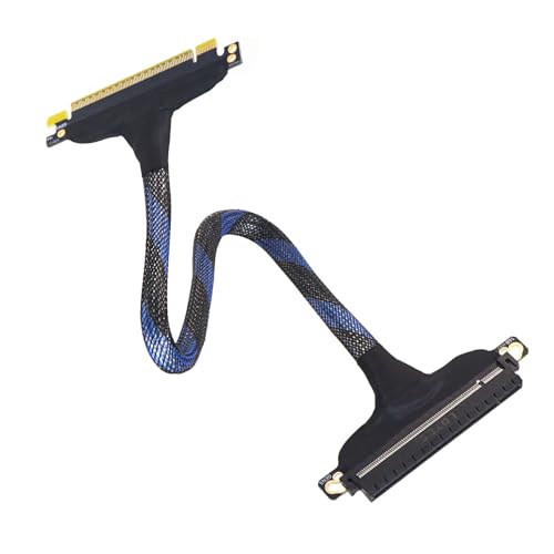 Nappe PCIE 5.0 X16 pour montage vertical GPU avec cordon flexible haute fréquence et basse impédance