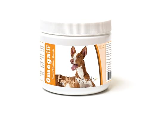 Image of Healthy Breeds Ibizan Hound Omega HP Fatty Acid Skin and Coat Support Soft Chews 60 Count