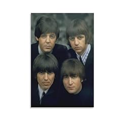 Poster Beatles 1965 – Peinture décorative sur toile – Affiches murales et d’art – Impression moderne pour chambre à… - Les Beatles, Paul McCartney, John Lennon, RIngo Starr, George Harrison