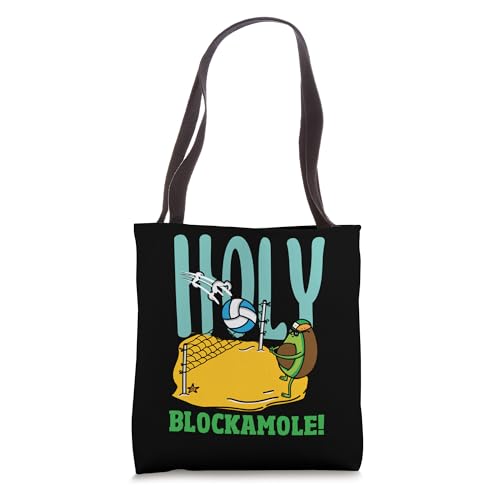 Holy Blockamole! Guacamole Player Blocker Volleyball Tote Bag